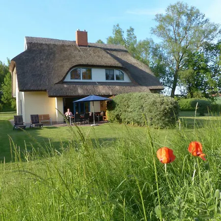 Behagliches Reetdachhaus Eibe 1 펜션